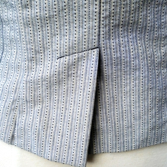 Nanette Lepore Striped Grey Blazer Size 6 - Picture 8 of 14